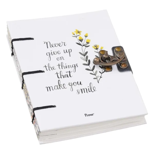 Handcrafted Buckle Lock Notebook for Office and Personal Use