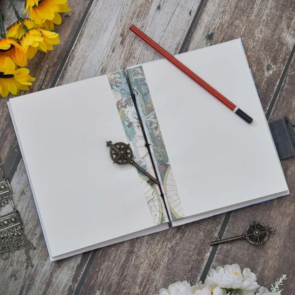 Elegant Handmade Buckle Lock Notebook for Creative Writing