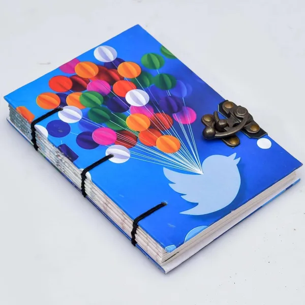 Elegant Handmade Buckle Lock Notebook for Creative Writing
