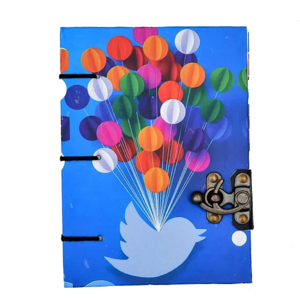 Elegant Handmade Buckle Lock Notebook for Creative Writing