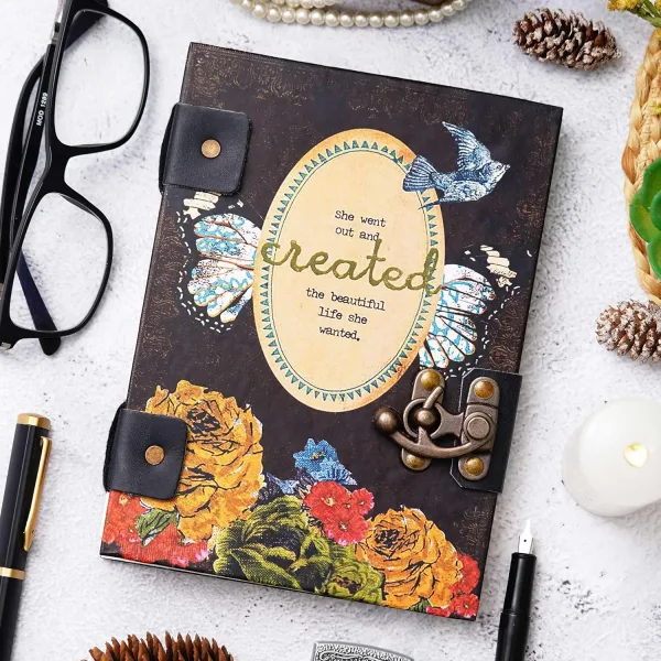 Handmade String Closure Diary with 200 Unruled Pages