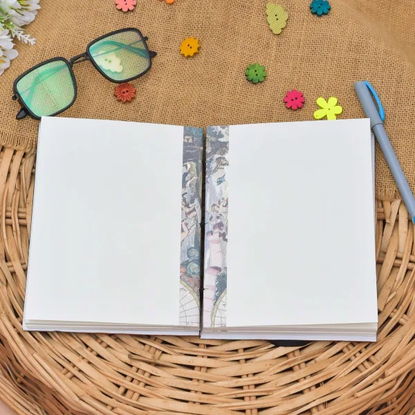 Vintage Style Handmade Buckle Lock Notebook for Daily Writing