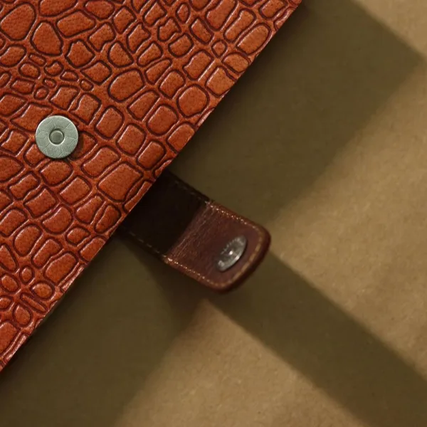 Designer Buckle Lock Diary with Unruled Writing Pages