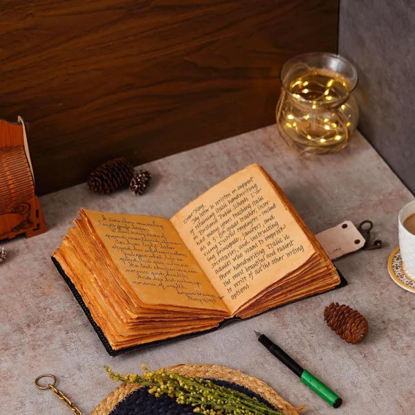 Vintage Handmade Genuine Leather Diary Journal – Classic Craft