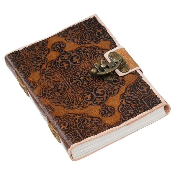 Vintage Handmade Genuine Leather Diary Journal – Elegant Design