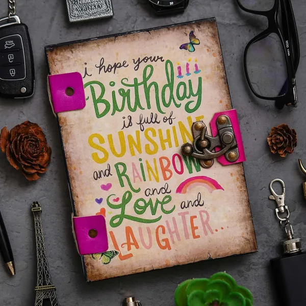 Handmade Printed Cardboard Journal Diary – Premium Finish