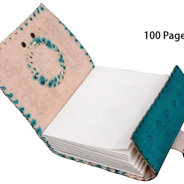 Vintage Leather Journal Diary with Metal Lock – Personal Journal