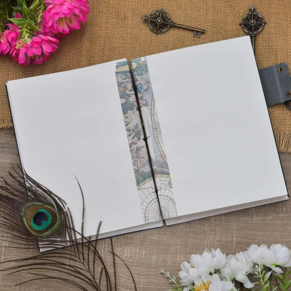 Printed Handmade Cardboard Notebook Journal