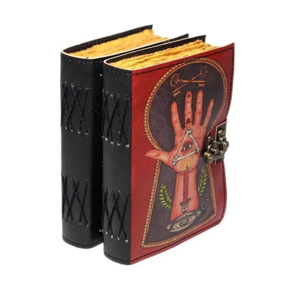 Genuine Leather Diary | Vintage Handmade Leather Journal | 200 Handmade Deckle Edge Antique Pages