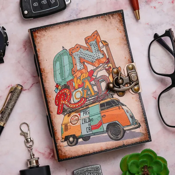 Premium Leather Journal with Antique String Closure