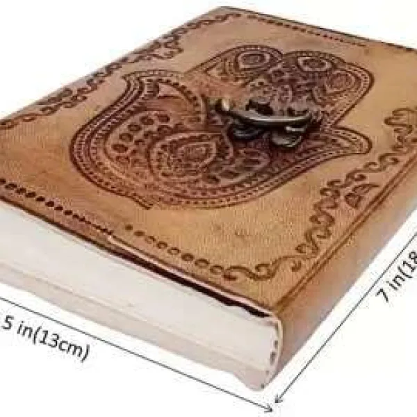 Unruled Cardboard Diary Handmade with 200 Pages