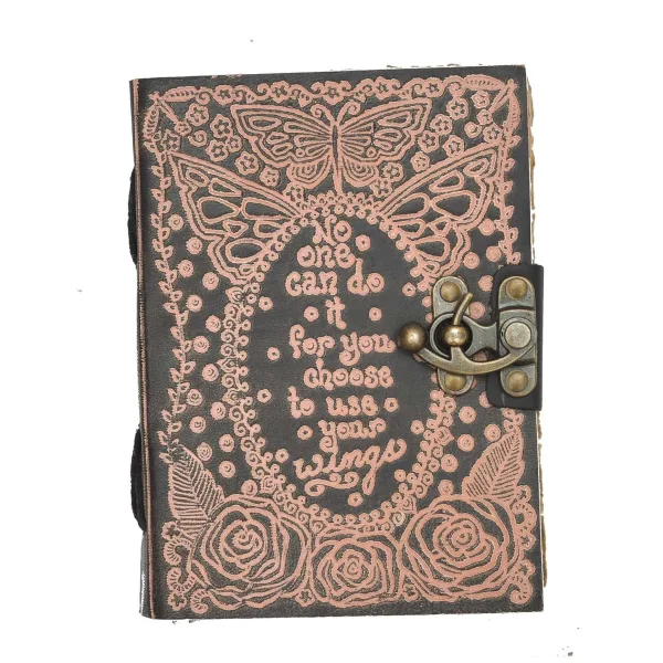 Handcrafted Leather Diary for Travel and Daily Planning