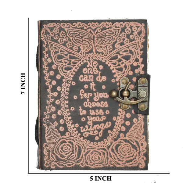 Handcrafted Leather Diary for Travel and Daily Planning