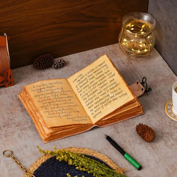 Premium Leather Journal for Creative Writing and Notes