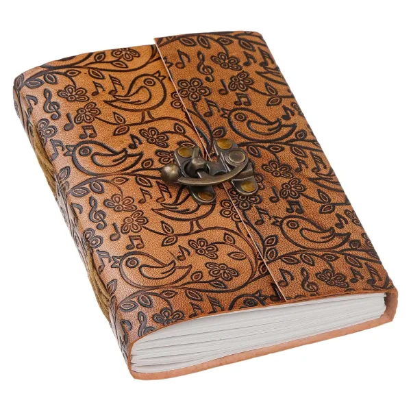 Handmade Genuine Leather Sketch Diary for Artists