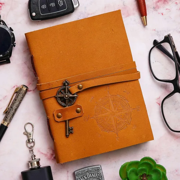 Genuine Leather Writing Journal for Personal and Office Use