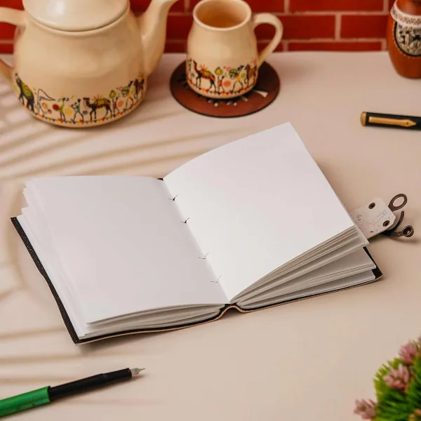 Premium Genuine Leather Journal for Office and Home Use