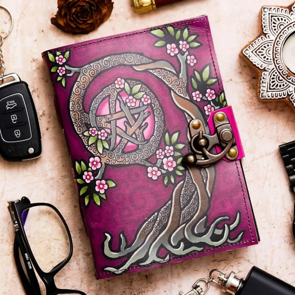 Vintage Style Handmade Leather Diary 200 Pages Notebook