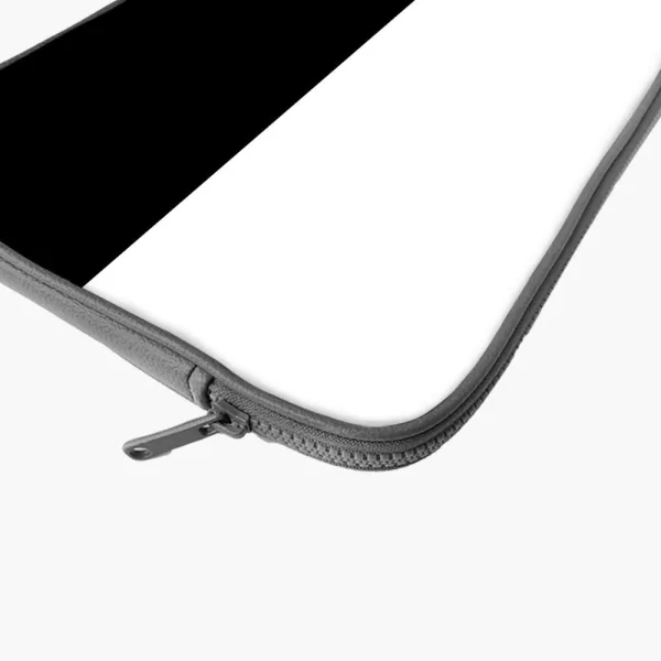 "50:50 Black and White" Laptop Sleeves:Bold Modern Design for Every Size