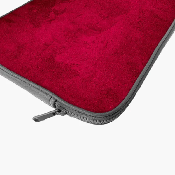 "Dark Red Abstract" Laptop Sleeves:Bold Modern Design for Every Size