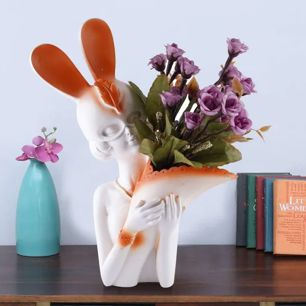 Decorative Flower Vase Showpiece for Elegant Home Decor
