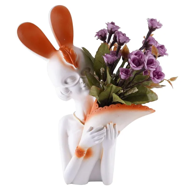 Decorative Flower Vase Showpiece for Elegant Home Decor