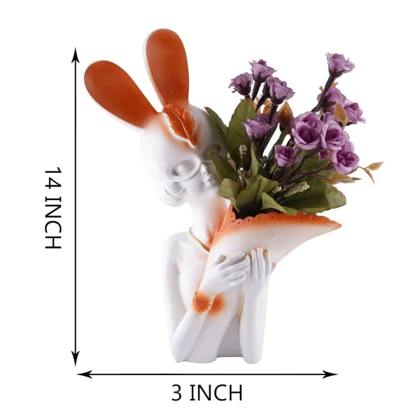 Decorative Flower Vase Showpiece for Elegant Home Decor