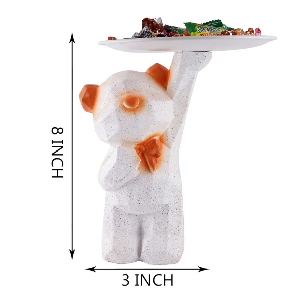 Whimsical Cool Bear Statue for Living Room or Bedroom