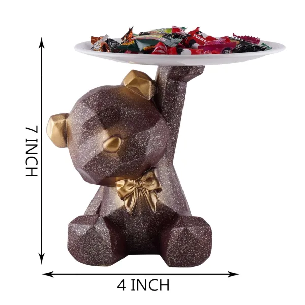 Adorable Bear Showpiece for Tabletop and Shelf Decor