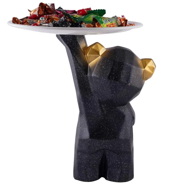 Charming Cool Bear Showpiece for Home Shelf Display