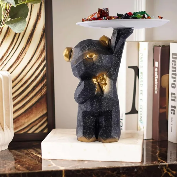 Charming Cool Bear Showpiece for Home Shelf Display