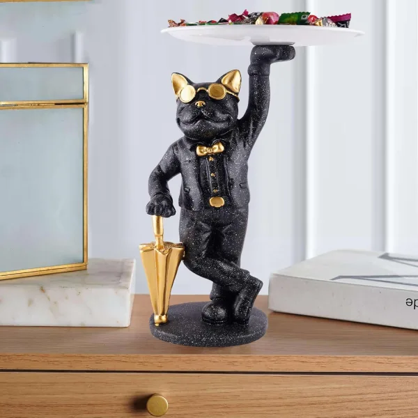 Cool Dog Storage Holder Resin Decorative Showpiece