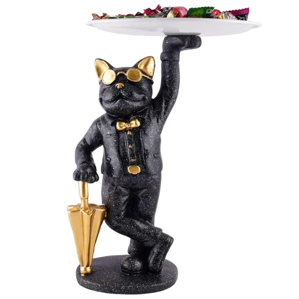 Cool Dog Storage Holder Resin Decorative Showpiece