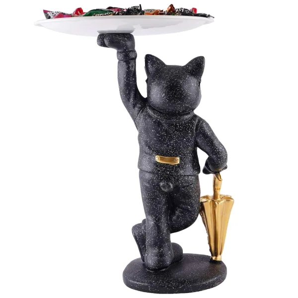 Cool Dog Storage Holder Resin Decorative Showpiece