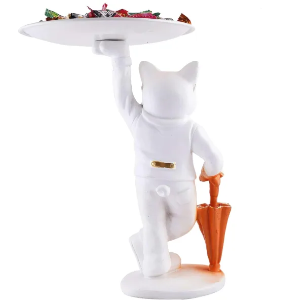 Resin Cool Dog Storage Holder Decorative Showpiece