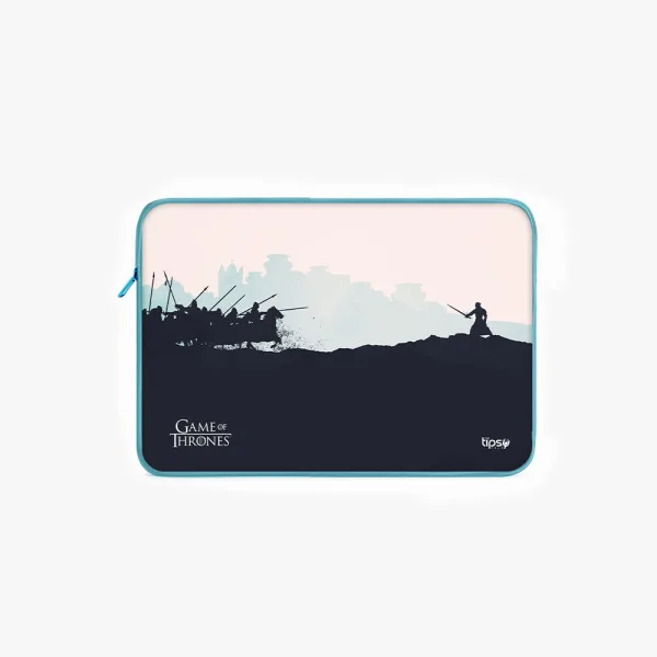 "BATTLE OF THE BASTARDS # GAME OF THRONES" Laptop Sleeves:Bold Modern Design for Every Size