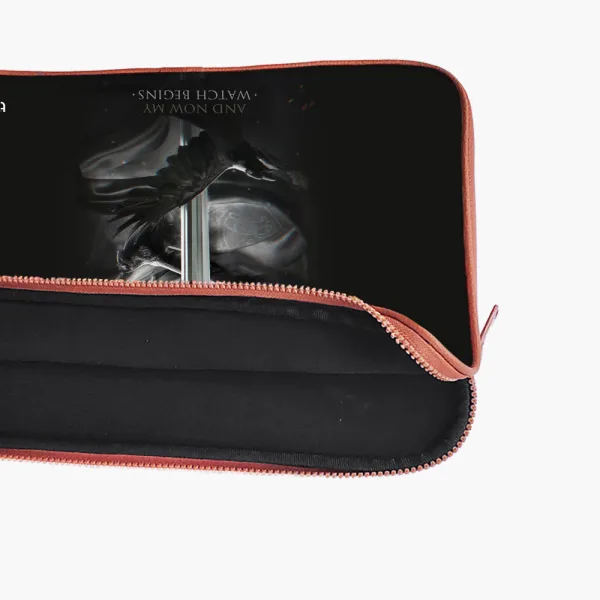 " NOW MY WATCH BEGINS #GOT" Laptop Sleeves:Bold Modern Design for Every Size