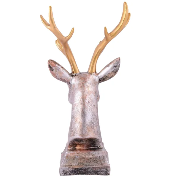 Deer Head Resin Showpiece Animal Figurine Vaastu Decor