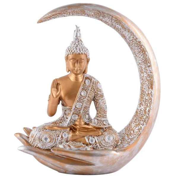 Gautam Buddha Statue Feng Shui Vastu Idol Decor Black
