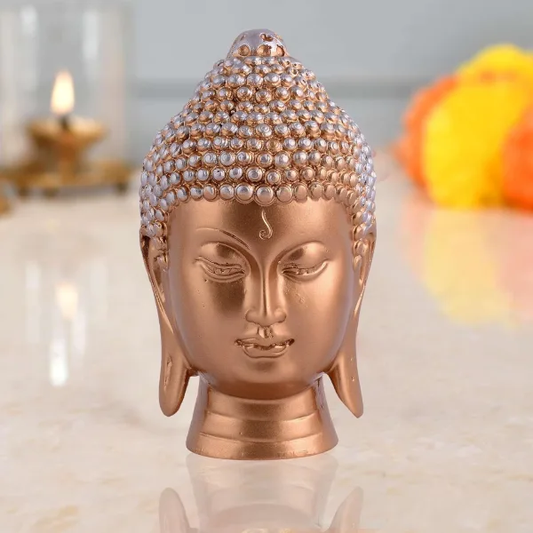 Gautam Buddha Statue Feng Shui Vastu Home Showpiece Golden