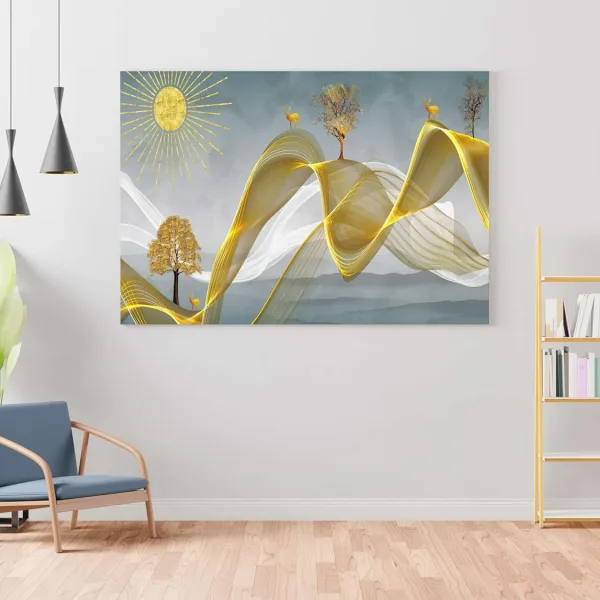 Morden Art Painting For Wall Decoration With Frame Canvas Painting For Living Room