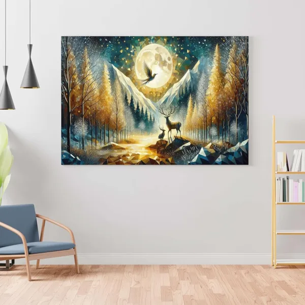 Morden Art Painting For Wall Decoration With Frame Canvas Painting For Living Room