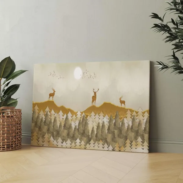 Morden Art Painting For Wall Decoration With Frame Canvas Painting For Living Room