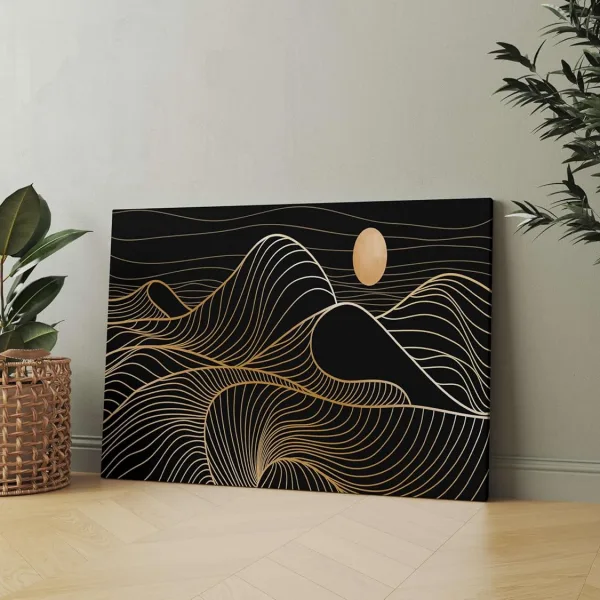 Morden Art Painting For Wall Decoration With Frame Canvas Painting For Living Room