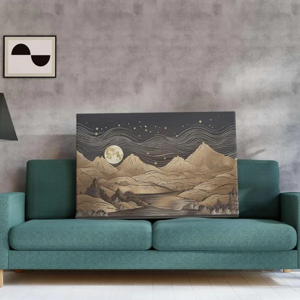 Morden Art Painting For Wall Decoration With Frame Canvas Painting For Living Room