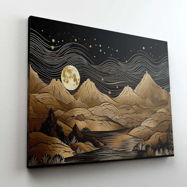 Morden Art Painting For Wall Decoration With Frame Canvas Painting For Living Room