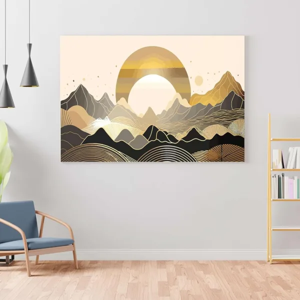 Morden Art Painting For Wall Decoration With Frame Canvas Painting For Living Room