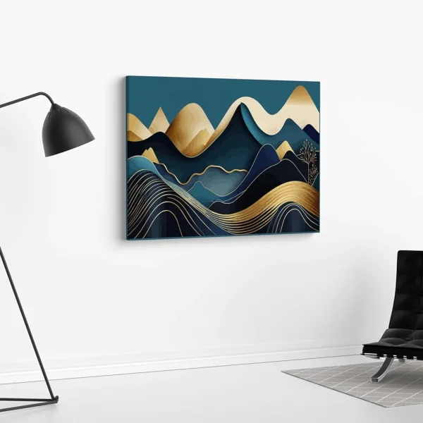 Morden Art Painting For Wall Decoration With Frame Canvas Painting For Living Room