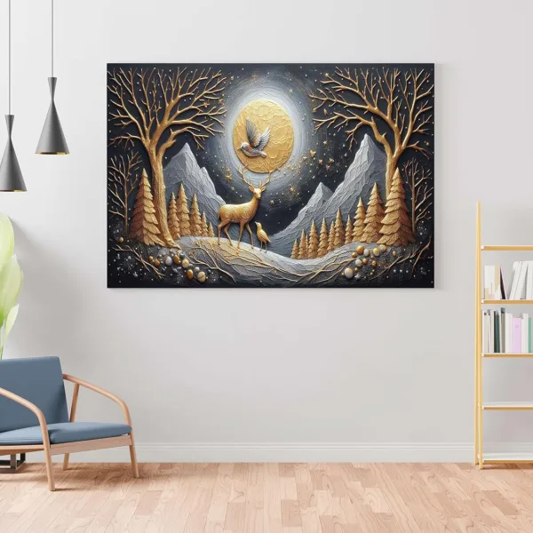 Morden Art Painting For Wall Decoration With Frame Canvas Painting For Living Room