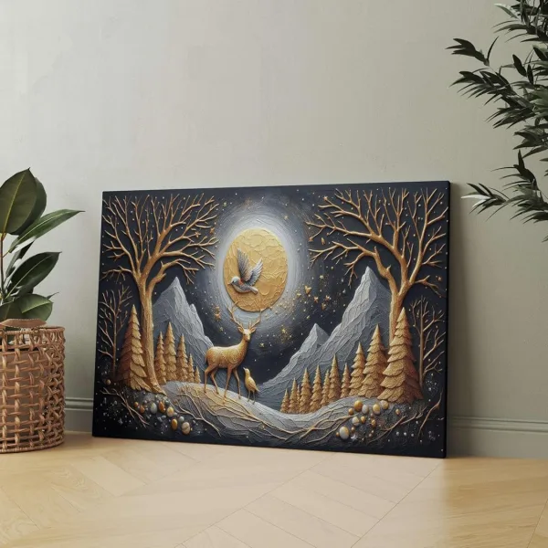 Morden Art Painting For Wall Decoration With Frame Canvas Painting For Living Room